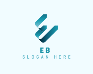 Generic Ribbon Letter E Logo