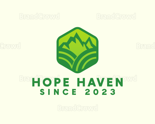 Hexagon Mountain Farm Logo