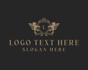 Elegant - Royalty Hotel Crest logo design