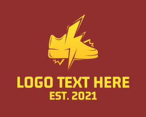 Sprint - Lightning Bolt Sneakers logo design