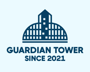 Tower Building Warehouse logo design