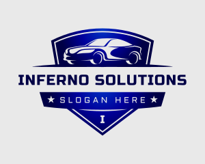 Sedan Car Automobile logo design