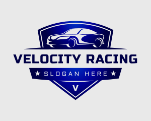 Sedan Car Automobile logo design