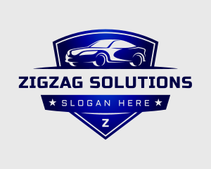 Sedan Car Automobile logo design