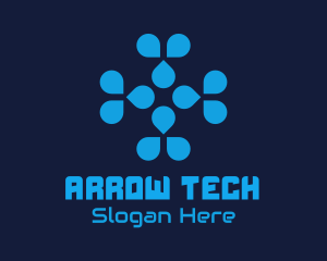 Blue Tech Company logo design