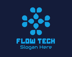 Blue Tech Company logo design