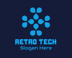 Blue Tech Company logo design