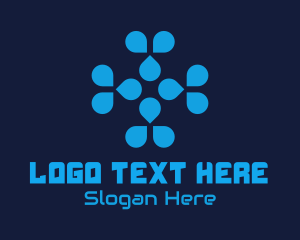 Cyber Cafe - Blue Tech Company logo design