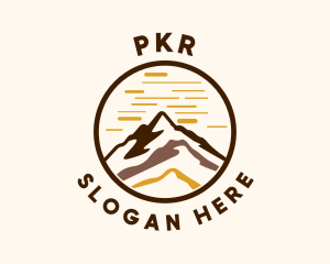 Outdoor Mountain Tourism Logo