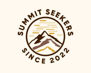Mountaineering - Outdoor Mountain Tourism logo design