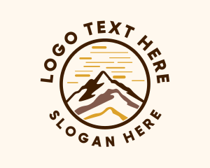 Outdoor Mountain Tourism Logo