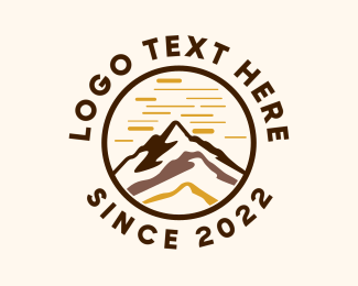 Outdoor Mountain Tourism logo design