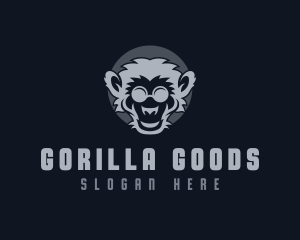 Monkey Cool Sunglasses logo design