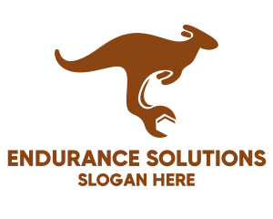 Mechanical Fix Kangaroo logo design