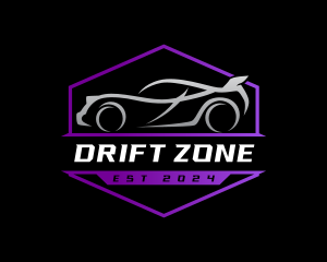 Drifting - Sports Car Garage logo design