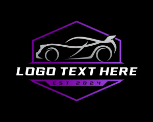 Dealership - Sports Car Garage logo design