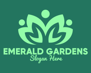 Green Eco Community logo design