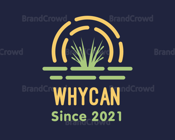 Wild Grass Sunset Logo