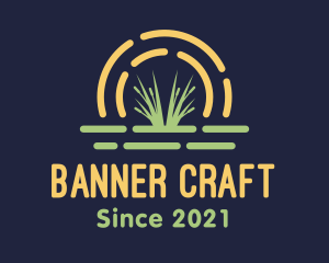 Wild Grass Sunset logo design