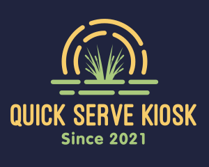 Wild Grass Sunset logo design