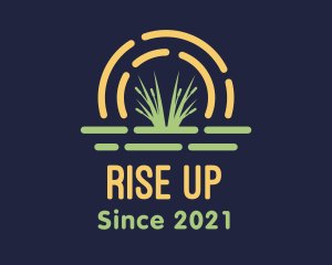 Wild Grass Sunset logo design