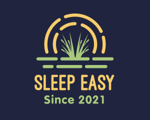 Wild Grass Sunset logo design