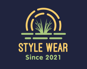 Wild Grass Sunset logo design