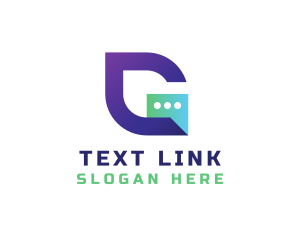 Sms - Messaging Chat Letter G logo design