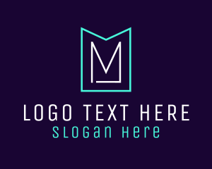 Letter M - Minimalist Letter M Emblem logo design