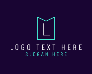 Neon Light - Modern Minimalist Letter logo design