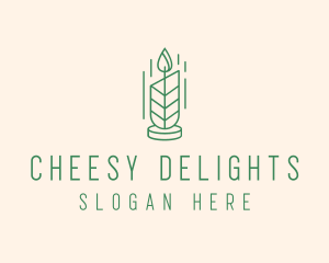 Organic Wax Candle  logo design