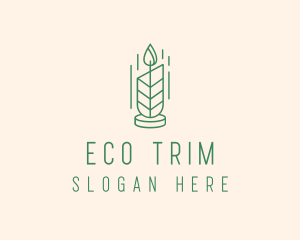 Organic Wax Candle  logo design