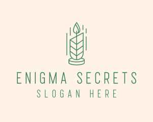 Organic Wax Candle  logo design