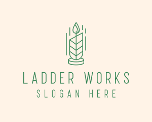 Organic Wax Candle  logo design