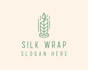 Organic Wax Candle  logo design