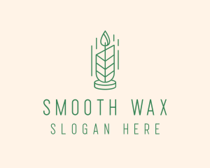 Organic Wax Candle  logo design