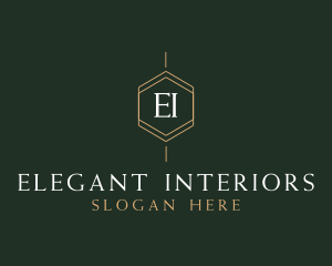 Luxury Hexagon Jewelry Boutique logo design