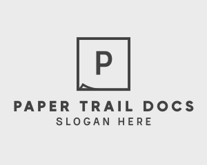 Documentation - Professional Writer Paper Author logo design