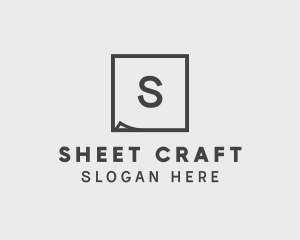 Sheet - Professional Writer Paper Author logo design