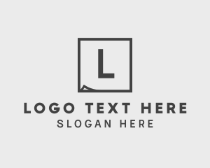 Office Supplies - Professional Writer Paper Author logo design