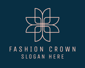 Organic Flower Fashion  logo design