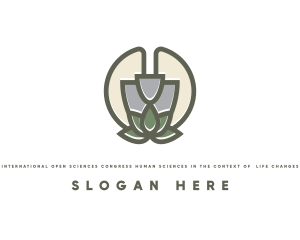 Produce - Garden Shovel Plant logo design