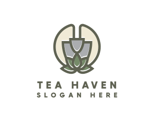 Garden Shovel Plant logo design