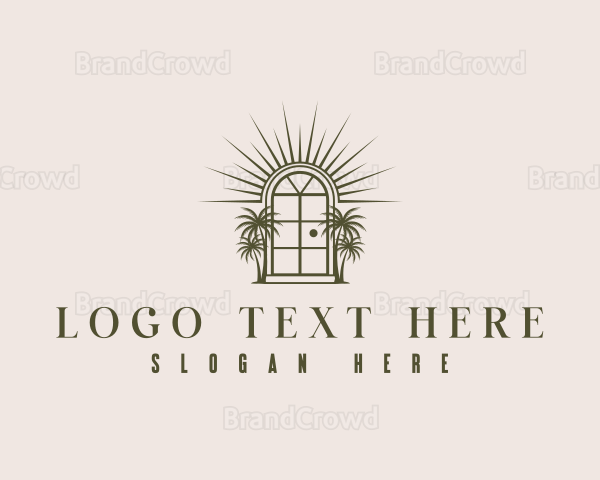 Hotel Door Arch Logo