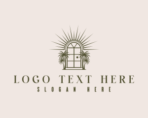 Door - Hotel Door Arch logo design