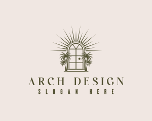 Arch - Hotel Door Arch logo design