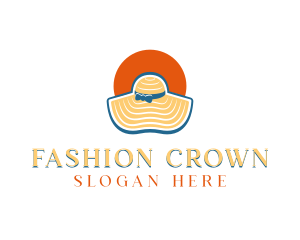 Sun Hat Fashion logo design