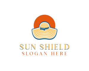 Sun Hat Fashion logo design