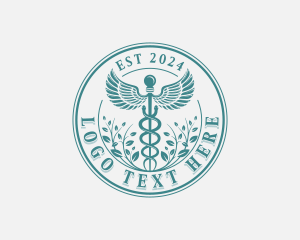 Caduceus Pharmacy Clinic logo design