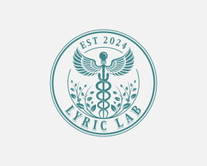 Caduceus Pharmacy Clinic logo design